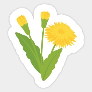 Cute Colorful Dandelion Sticker